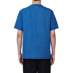 T-shirts noirs personnalisés pour hommes, manches courtes, col rond, en coton peigné, logo frontal, style formel, coupe ample, anti-boulochage, pour l'été - Product Image 6