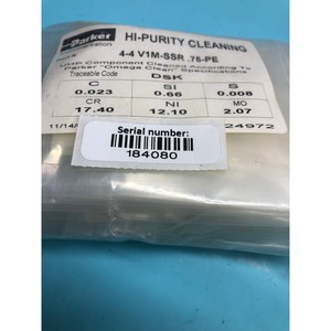 10 PARKER 4-4 V1M-SSR.75-PE Cuerpo de Conexión para Procesos - Equipo y Piezas de Semiconductores de Confianza con Legado Global - Product Image 4