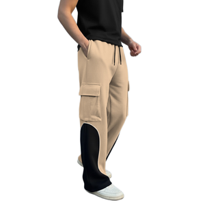 High Quality Casual Loose Fit Elastic Waist Breathable <b>Cargo</b> Jogger Pants for Men Outdoor Indoor Wear <b>Cargo</b> Pants for Men - Product Image 2