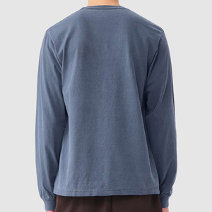 <b>Man</b> Casual Summer <b>Long</b> Sleeve <b>T</b>-<b>shirt</b> Custom Printing Plain Oversized Wh Cotton <b>Long</b> Sleeve <b>T</b> <b>Shirt</b> - Product Image 4