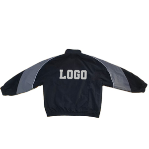 ชุดเซ็ตวินด์เบรกเกอร์ไนลอนผู้ชาย พิมพ์โลโก้ได้ รุ่น 2026 ไซส์พลัส กันลม ชุดวอร์ม แจ็คเก็ตซิป กางเกงขาสั้น ชุดลำลองสองชิ้น - Product Image 3