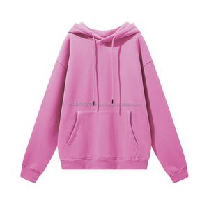 Sweats à capuche personnalisés, décontractés, avec logo imprimé, poids lourd, avec broderie unisexe, sweats à capuche personnalisés en coton et polyester. - Product Image 3