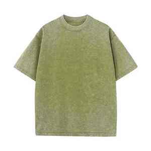 Nouveauté : T-shirt vintage personnalisé pour homme en coton, effet délavé, poids lourd, disponible dans toutes les couleurs - Product Image 5