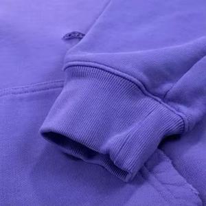 Sweat à capuche épais délavé au soleil, effet usé, délavé à l'acide, personnalisé, haute qualité, streetwear, effet vieilli - Product Image 6