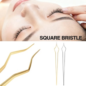 Pinces à cils de haute qualité avec logo personnalisé, outil d'application de précision pour les extensions de cils, destiné aux techniciennes en extensions de cils - Product Image 3