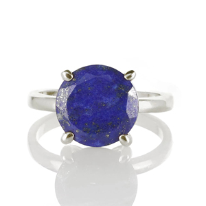 New Wholesale 100% Pure Solid 925 Sterling Silver Natural Blue <b>Lapis</b> <b>Lazuli</b> Gemstone <b>Ring</b> Fine Jewelry For Party Wedding & Wear - Product Image 1