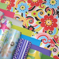Papier synthétique recyclable non toxique, de qualité alimentaire, enduit d'un côté de résine vierge mate, imperméable, pour emballage floral, vente en gros
