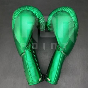Gants de boxe professionnels personnalisables « No Boxing No Life » en cuir de vachette de qualité supérieure, à lacets, avec rembourrage épais à 4 couches – Vente chaude - Product Image 6