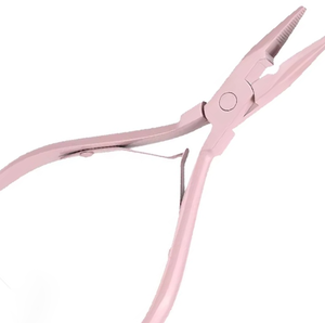 Pince à extensions capillaires OEM avec logo, mini-outil de retrait pour micro-anneaux DIY, ouvre-extension capillaire, pince à extensions, outil de retrait de perles - Product Image 2