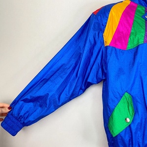 Chaqueta Cortavientos Retro Extra Grande de Colores Arcoíris, Cuello Alto, OEM, Chaqueta Casual Impermeable para Hombre para Exteriores - Product Image 6