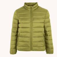 Blousons matelassés streetwear Everglide légers à capuche en polyester respirant à carreaux peignés teints unis avec logo frontal discret pour l'hiver