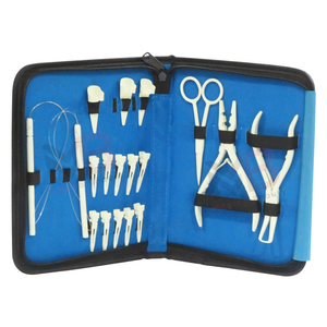 Outils d'extension capillaire de style premium, couleur personnalisée avec logo et étui sur mesure, pinces, ciseaux, clips et outils à boucles - Product Image 2