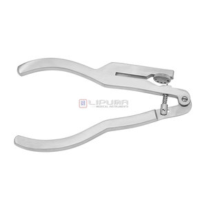 Poinçon de barrage en caoutchouc de qualité supérieure - Instrument d'isolement dentaire, orthodontique et endodontique en acier inoxydable ivoire - Product Image 2