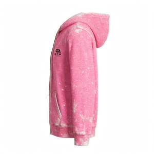 Sweat-shirt à capuche zippé GYM ACTIVE, coupe classique, en molleton de coton, design décontracté avec poche, vêtement d'automne unisexe, logo imprimé sur la manche - Product Image 2