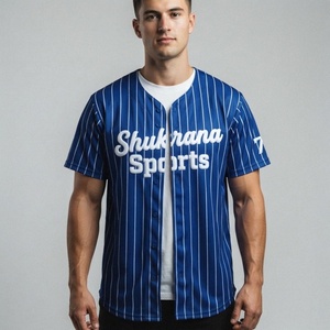 Camisetas de Béisbol Personalizadas al por Mayor, Estilo Urbano, Transpirables, de Secado Rápido, Tallas Grandes, Color Negro y Amarillo, para Softbol - Product Image 1