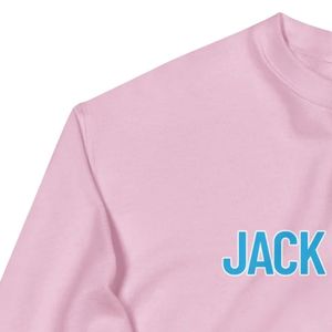 เสื้อสเวตเชิ้ตแจ็คแอนด์จิล ยูนิเซ็กซ์ เนื้อผ้านุ่ม สวมใส่สบาย คอกลม แขนยาว สไตล์ลำลอง ปักลายได้ตามสั่ง ขายส่งเสื้อผ้า - Product Image 6