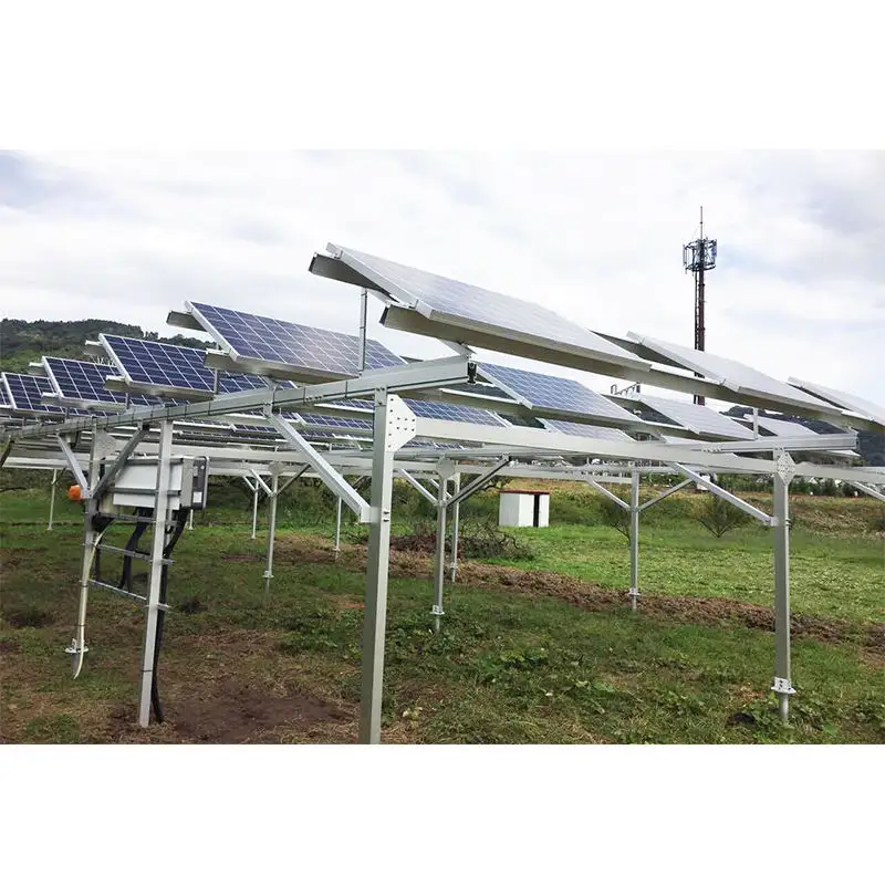 Kseng Good Price Solar Agriculture Ground Mounting Kits Solar Panel Mounting Aluminum Rail Bracket Solar Farm System