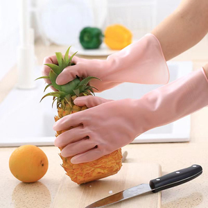 Nouveaux gants en PVC imperméables très résistants pour le nettoyage de la cuisine et la lessive - Product Image 2