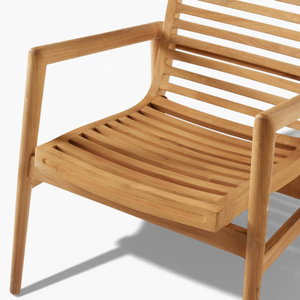 ชุดเก้าอี้ไม้ระแนงพร้อมโครงไม้สัก วัสดุคุณภาพสูงสำหรับตกแต่งบ้าน - Product Image 3