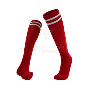 Winter 100% <b>Wool</b> Knitted Soccer <b>Socks</b> with Cuff Logo Lightweight Breathable Performance <b>Socks</b> for Practice and Sports Use - Product Image 2
