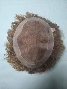 Prothèse capillaire homme en cheveux humains indiens Remy bouclés, base mono - TAZ HAIR BANGLADESH - Product Image 4