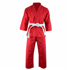 Vêtements de karaté personnalisés en usine, approuvés par la WKF, en coton, ensembles d'uniformes de karaté blancs pour arts martiaux - Product Image 5