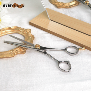 Elegante belleza de acero inoxidable para diestros, hoja recta de adelgazamiento, puntas afiladas de 5,75 pulgadas, tijeras para el cabello, caja de apósito para cortar el cabello - Product Image 3