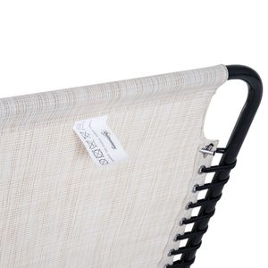 Sdraio Pieghevole da Esterno a 4 Posizioni Reclinabili, Sedia a Rete Traspirante per Piscina, Lettino Prendisole per Patio - Product Image 3