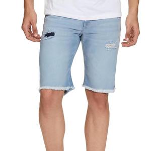 Shorts en jean OEM pour hommes – Qualité supérieure, style décontracté d'été, délavage clair, coupe droite, style vintage, confortables et respirants - Product Image 1