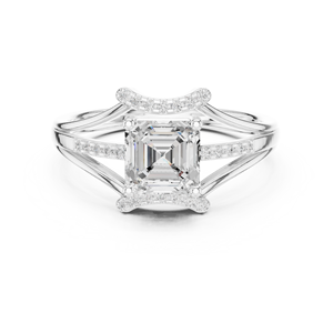 Motlani jewels Bague de fiançailles 10K avec diamant CZ pour femme - Product Image 2