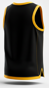 Maillot de basket personnalisé pour homme en mesh respirant à logo frontal, séchage rapide - Product Image 4