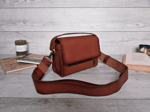 <b>Leather</b> Crossbody <b>Bag</b> Women <b>Small</b> <b>Leather</b> Purse Shoulder <b>Bag</b> Personalized Gift for Women <b>Leather</b> Handbag Everyday Purse - Product Image 4