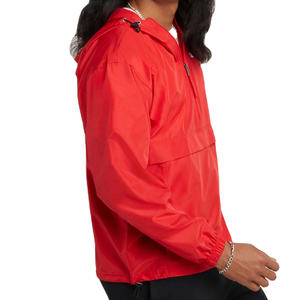 Nouvelle conception de veste anorak imperméable à capuche pour l'hiver, personnalisable, de haute qualité, prix bas, couleur unie, logo sur le devant - Product Image 4