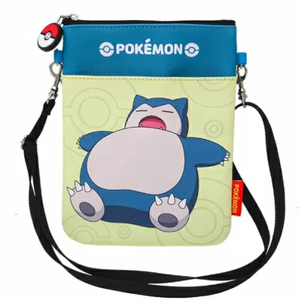 Pokemoned Snorlax Phone Crossbody Bag Korean Anime <b>Mini</b> Shoulder Bag Mobile Phone <b>Pouch</b> Cute Sling Bag Kawaii Wholesale - Product Image 1