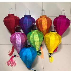 Wholesale <b>Bamboo</b> <b>Lantern</b> Silk <b>Lanterns</b> Vietnam Decorative Silk <b>Lanterns</b> Traditional Silk <b>Lanterns</b> For Home Decoration - Product Image 1