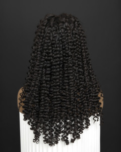 มัดผมมนุษย์หยักศกแบบลอนลึกพร้อมแผ่นปิดด้านหน้าขนาด13*4 - Product Image 6