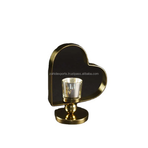 High Quality Candle Holder for Restaurant <b>Table</b> Styling Luxury Candle Holder for Wedding Reception DecorationAntique Brass Look - Product Image 1