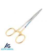 Ciseaux chirurgicaux en acier inoxydable, pince de suture manuelle, ensemble d'instruments à poignée dorée certifiés CE pour la chirurgie générale