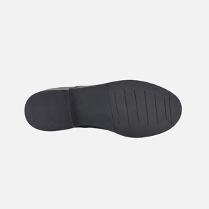 Zapatos formales de hombre sin cordones, parte superior de cuero vacuno, suela de goma hecha a mano, puntera cerrada, antideslizantes, para oficina y carrera profesional. - Product Image 5