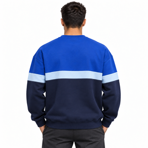 Sweat-shirt pour homme de qualité supérieure, coupe ample, col rond, en molleton, tissu doux et chaud, coupe ample, construction confortable, mode décontractée, OEM - Product Image 2