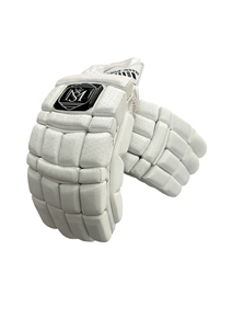 Gants de cricket blancs Mannu Sports en cuir légers de haute qualité, nouvelle arrivée, prix de gros, protection des mains, paire - Product Image 2