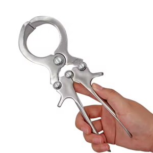 Pinzas de Castración Articuladas Reutilizables de Acero Inoxidable sin Sangre para Ganado Ovino, Instrumentos Quirúrgicos Manuales de Uso Veterinario - Product Image 5