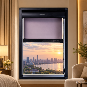 Persianas Enrollables Decorativas Lisas Eléctricas WINHOME RB Serie Add Pelmet, Persianas Enrollables Decorativas Lisas Eléctricas Personalizadas, Distribuidores de Persianas OEM ODM - Product Image 1
