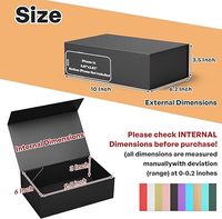 Boîte cadeau magnétique de luxe personnalisée avec couvercle, pliable, rigide, en papier, pour mariage, anniversaire, Noël, cadeaux pour témoin de mariage