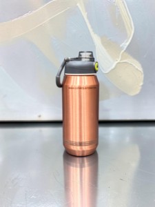 กระติกน้ำกีฬาแบบคลาสสิกทองแดง จาก Indian exports international (ทองแดงบริสุทธิ์รับรองมาตรฐาน) - Product Image 1