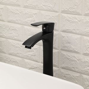 Rubinetto Monocomando Nero Opaco con Lavabo Rettangolare da 19x15 Pollici per Bagno - Product Image 5