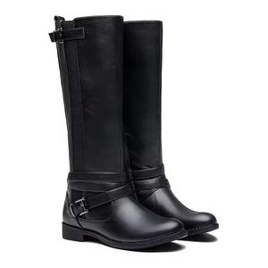 Bota de Montar para Caballo, de Cuero Sintético de Color Sólido, Protección Completa para Montar a Caballo - Product Image 6