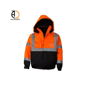 Chaqueta Reflectante de Seguridad al por Mayor para Hombre, Chaqueta de Alta Visibilidad, Chaquetas Bomber Impermeables - Product Image 1