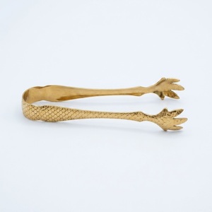 Gold-Plated Talon Ice Tongs Professional Stainless Steel Eagle Claw Serving Tongs For Home Bar Cocktail Parties And High Tea - Product Image 1