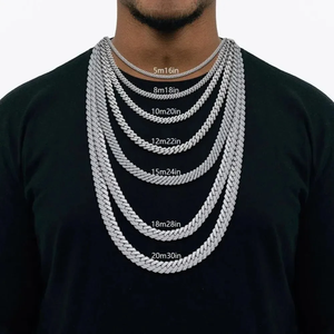 Colgante de Plata con Moissanita en Tono Amarillo, Forma de Bala, Estilo Hip Hop, Collar con Dijes, Joyería para Hombre, Regalo, 60mm - Product Image 6